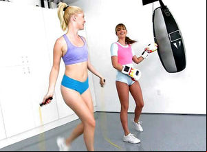Chiseled maiden gals kissing, tossing
